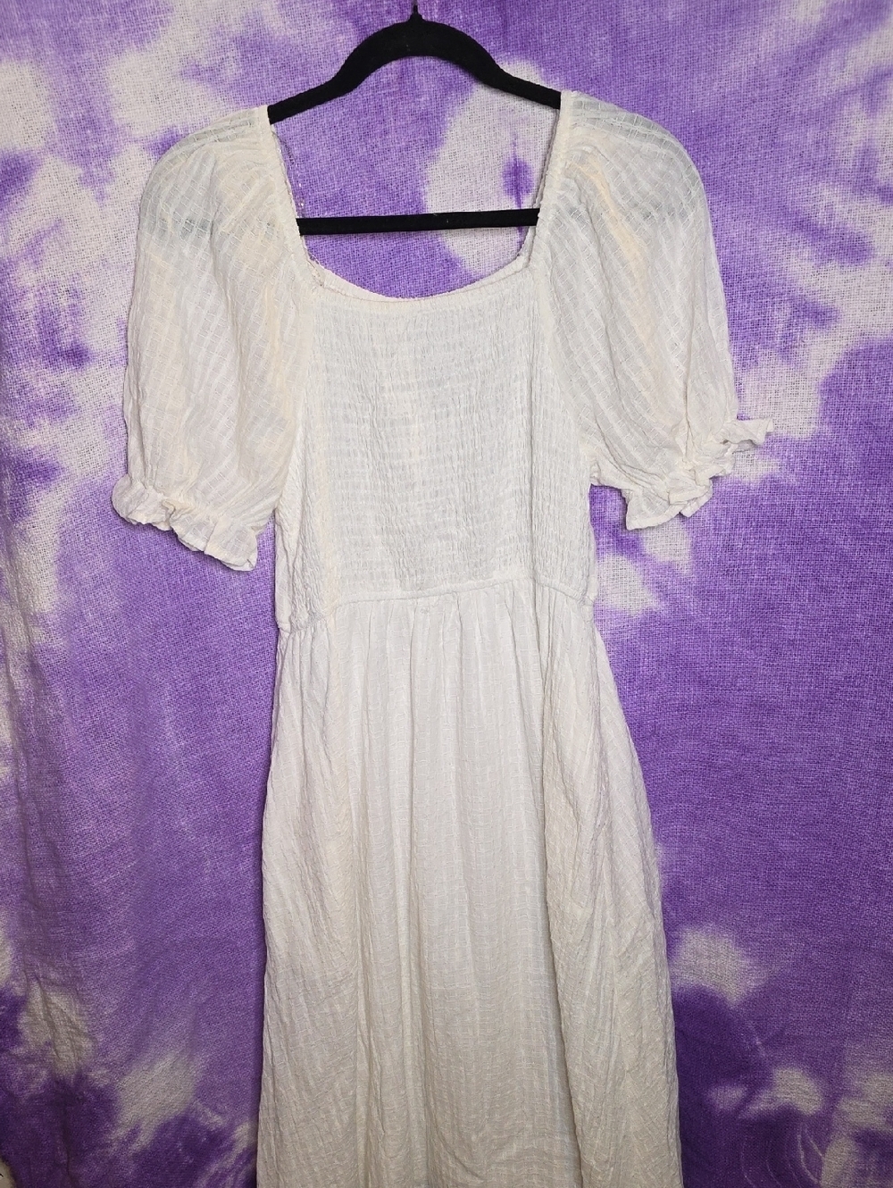 Hayden Lined Maxi Dress White Small Pockets